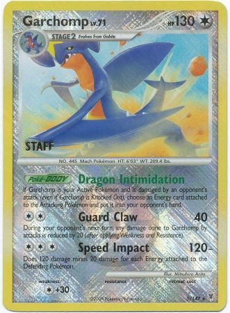 Garchomp (5/147) (Championship Promo Staff) [Platinum: Supreme Victors] | Card Merchant Takapuna