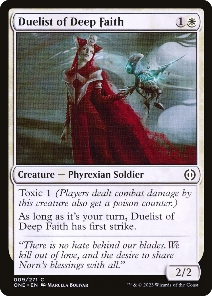 Duelist of Deep Faith [Phyrexia: All Will Be One] | Card Merchant Takapuna