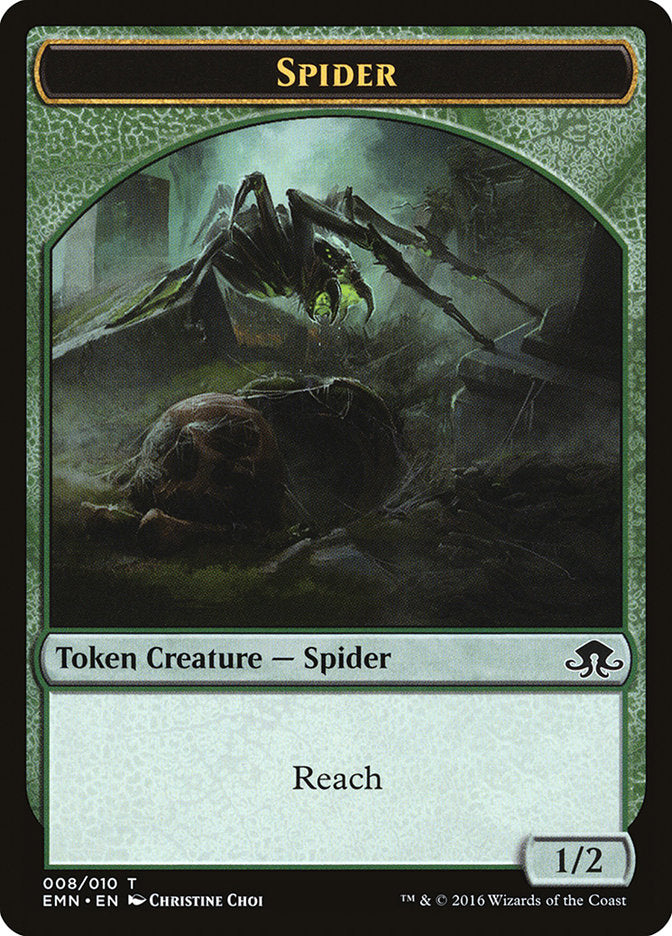 Spider Token [Eldritch Moon Tokens] | Card Merchant Takapuna