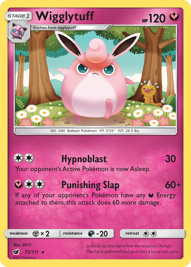 Wigglytuff (72/111) [Sun & Moon: Crimson Invasion] | Card Merchant Takapuna