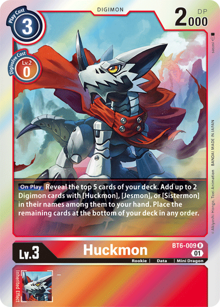 Huckmon [BT6-009] [Double Diamond] | Card Merchant Takapuna