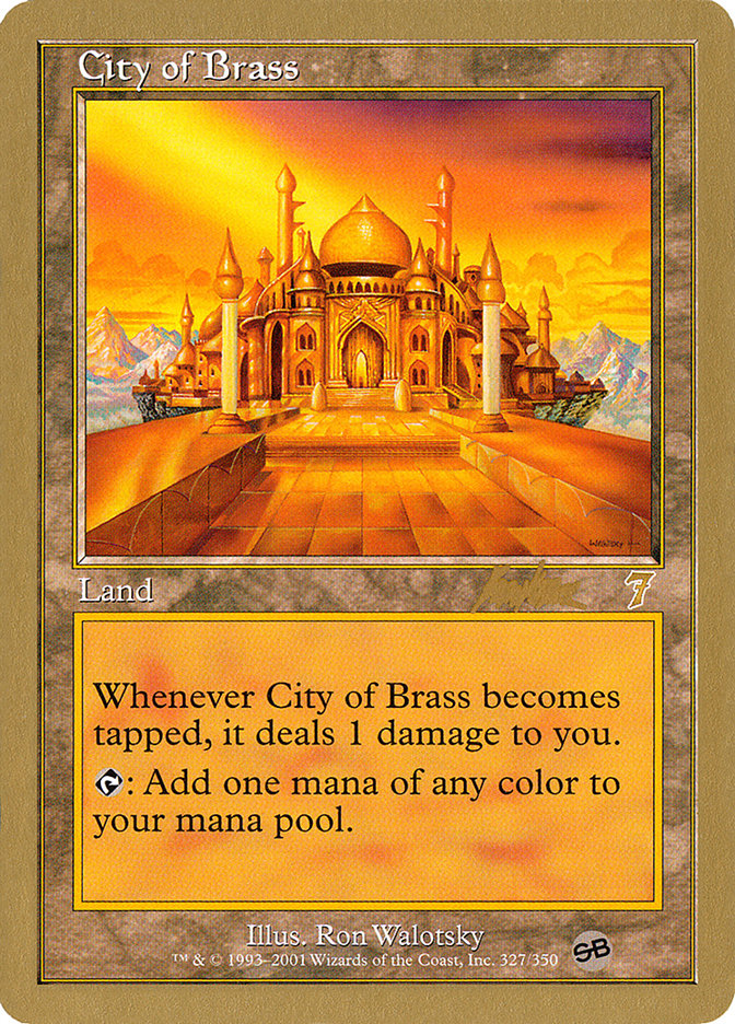 City of Brass (Brian Kibler) (SB) [World Championship Decks 2002] | Card Merchant Takapuna