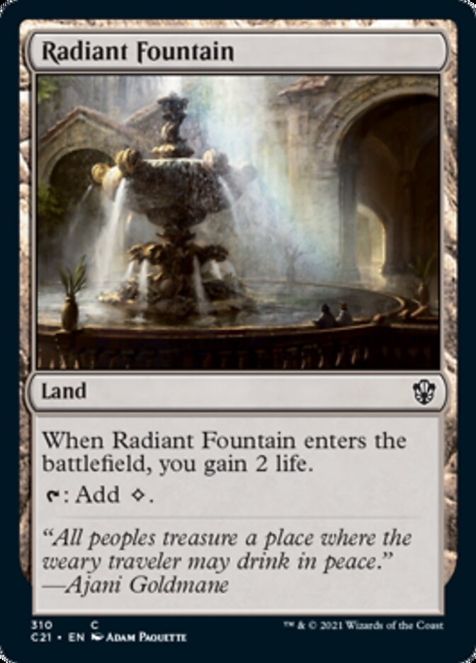 Radiant Fountain [Commander 2021] | Card Merchant Takapuna