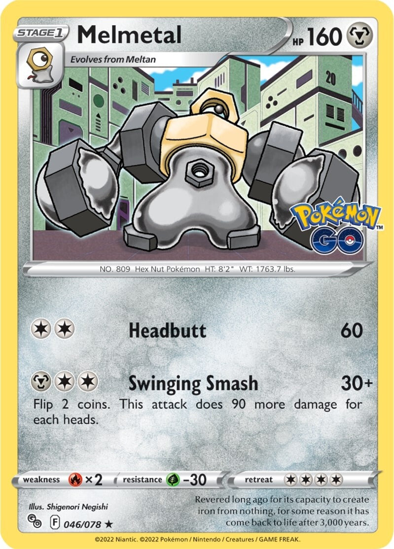 Melmetal (046/078) [Pokémon GO] | Card Merchant Takapuna