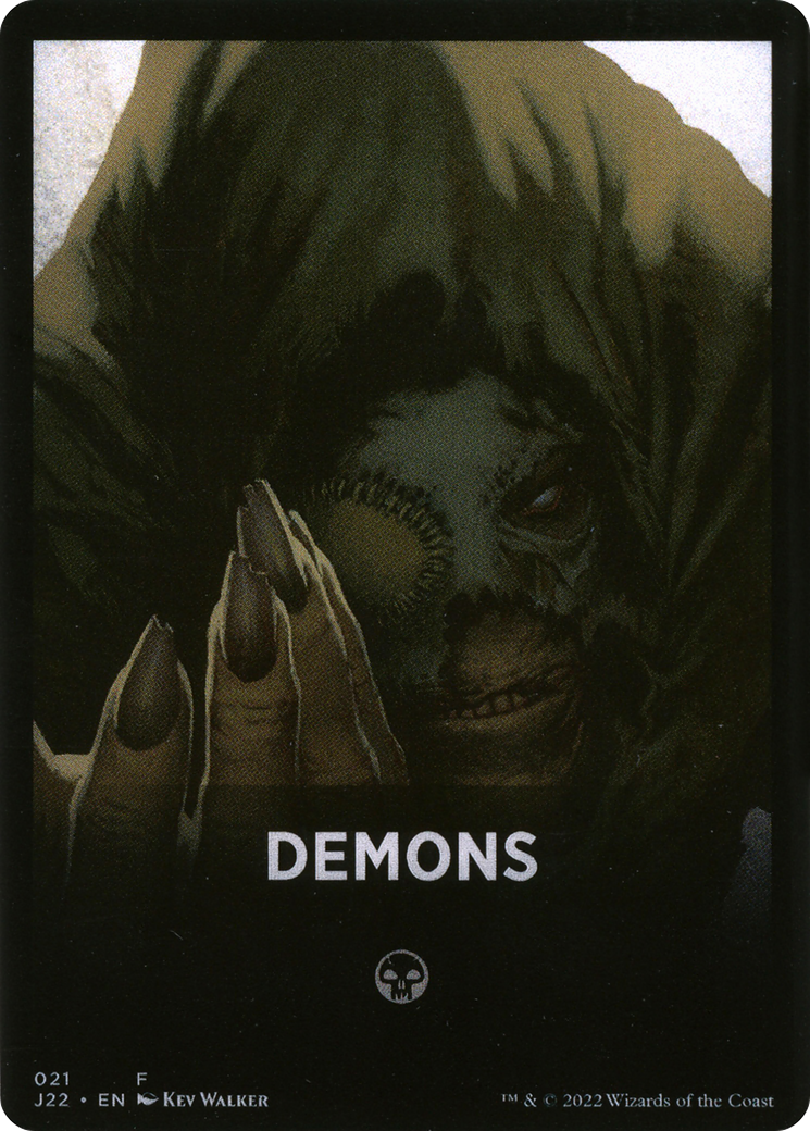 Demons Theme Card [Jumpstart 2022 Front Cards] | Card Merchant Takapuna