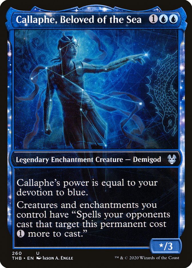 Callaphe, Beloved of the Sea (Showcase) [Theros Beyond Death] | Card Merchant Takapuna