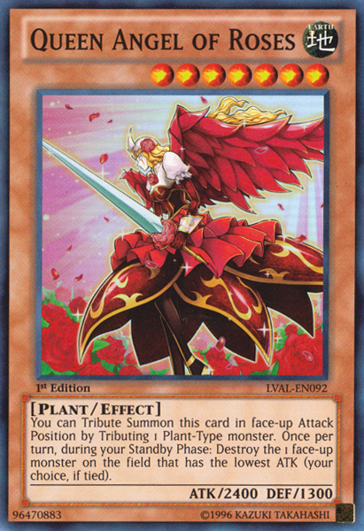 Queen Angel of Roses [LVAL-EN092] Super Rare | Card Merchant Takapuna