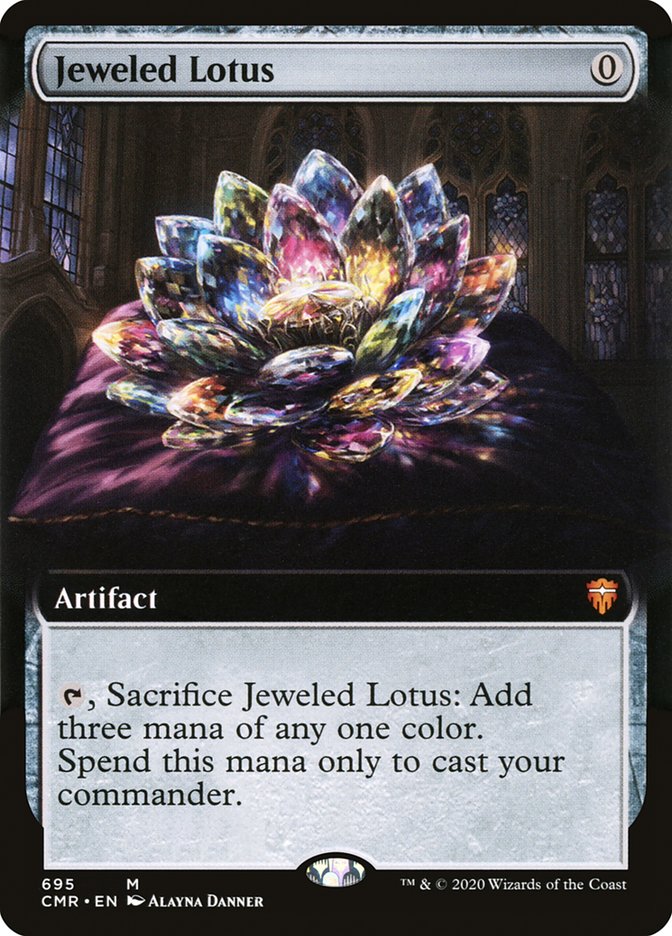 Jeweled Lotus (Extended Art) [Commander Legends] | Card Merchant Takapuna