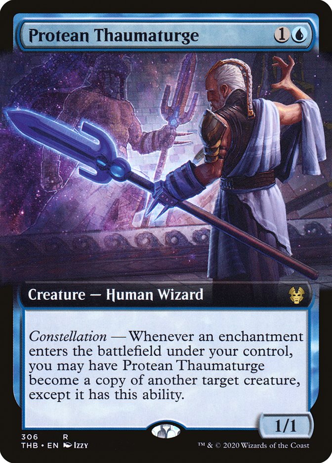 Protean Thaumaturge (Extended Art) [Theros Beyond Death] | Card Merchant Takapuna