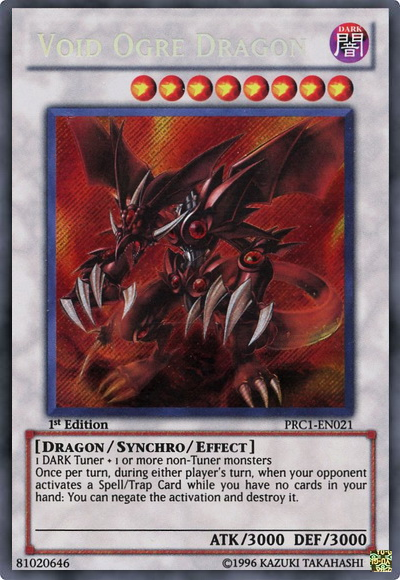 Void Ogre Dragon [PRC1-EN021] Secret Rare | Card Merchant Takapuna