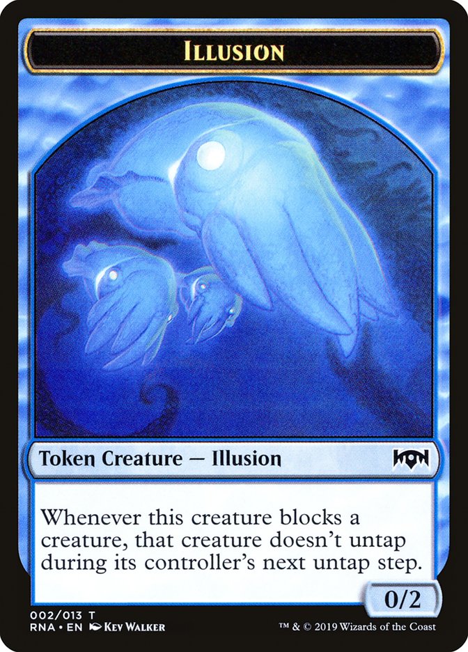 Illusion Token [Ravnica Allegiance Tokens] | Card Merchant Takapuna