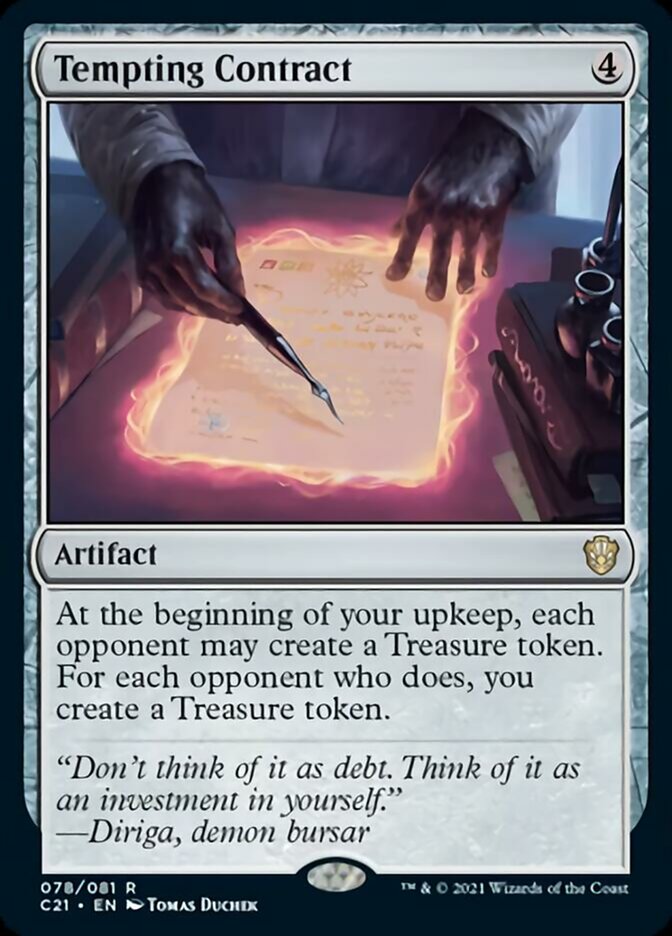 Tempting Contract [Commander 2021] | Card Merchant Takapuna