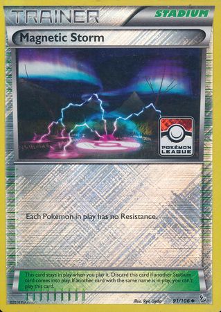 Magnetic Storm (91/106) (League Promo) [XY: Flashfire] | Card Merchant Takapuna