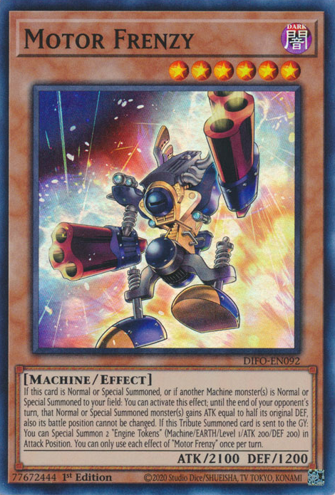 Motor Frenzy [DIFO-EN092] Super Rare | Card Merchant Takapuna