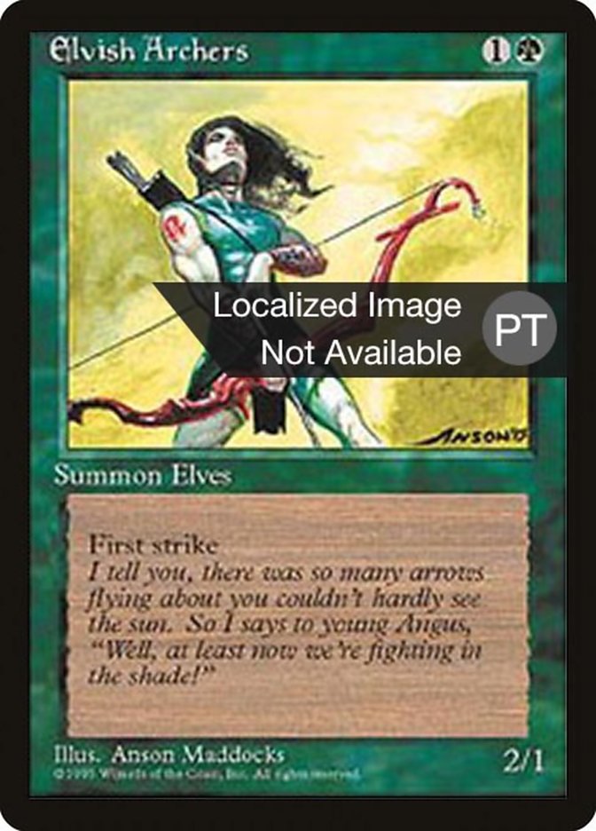 Elvish Archers [Fourth Edition (Foreign Black Border)] | Card Merchant Takapuna