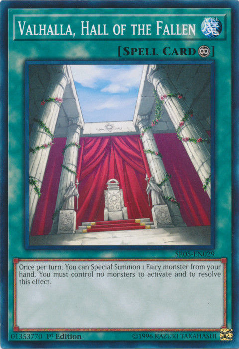 Valhalla, Hall of the Fallen [SR05-EN029] Common | Card Merchant Takapuna