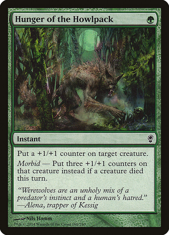 Hunger of the Howlpack [Conspiracy] | Card Merchant Takapuna