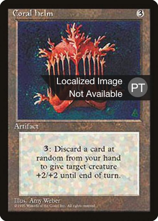 Coral Helm [Fourth Edition (Foreign Black Border)] | Card Merchant Takapuna