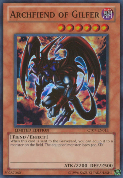 Archfiend of Gilfer [CT07-EN014] Super Rare | Card Merchant Takapuna