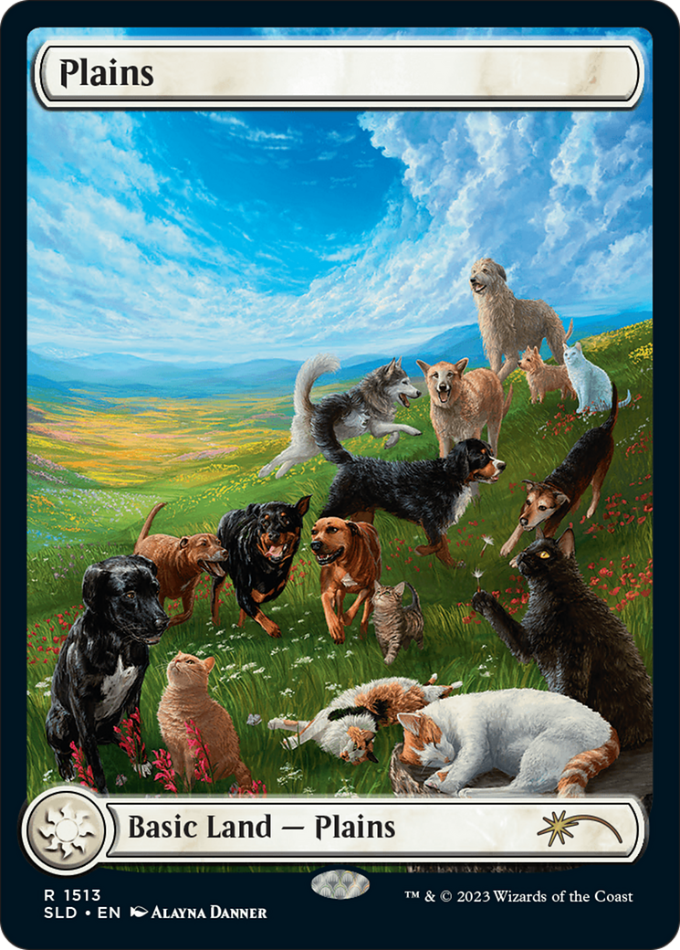 Plains (1513) [Secret Lair Commander Deck: Raining Cats and Dogs] | Card Merchant Takapuna