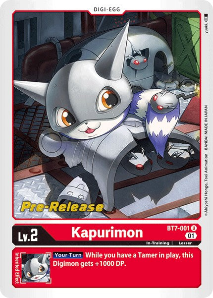 Kapurimon [BT7-001] [Next Adventure Pre-Release Cards] | Card Merchant Takapuna