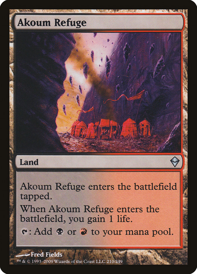 Akoum Refuge [Zendikar] | Card Merchant Takapuna