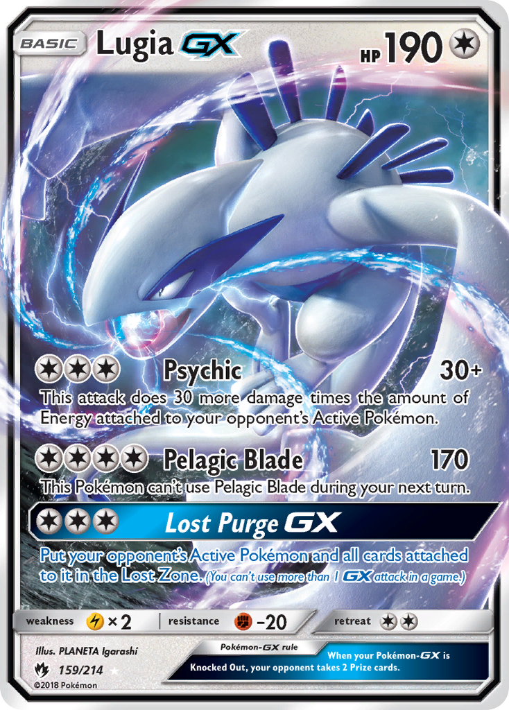 Lugia GX (159/214) [Sun & Moon: Lost Thunder] | Card Merchant Takapuna