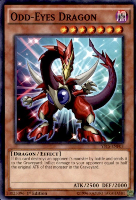 Odd-Eyes Dragon [YS15-ENF03] Shatterfoil Rare | Card Merchant Takapuna