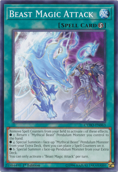 Beast Magic Attack [CYHO-EN063] Common | Card Merchant Takapuna