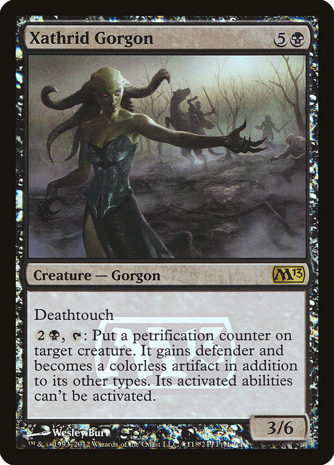 Xathrid Gorgon [Magic 2013 Prerelease Promos] | Card Merchant Takapuna