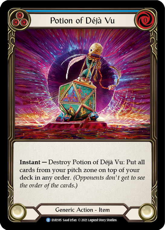 Potion of Deja Vu [EVR185] (Everfest)  1st Edition Cold Foil | Card Merchant Takapuna