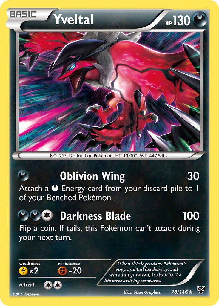 Yveltal (78/146) (Theme Deck Exclusive) [XY: Base Set] | Card Merchant Takapuna