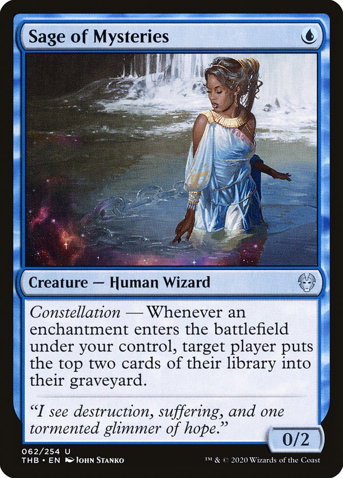 Sage of Mysteries [Theros Beyond Death] | Card Merchant Takapuna