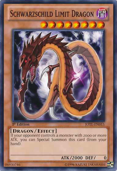 Schwarzschild Limit Dragon [JOTL-EN015] Common | Card Merchant Takapuna