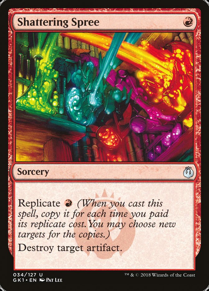 Shattering Spree [Guilds of Ravnica Guild Kit] | Card Merchant Takapuna