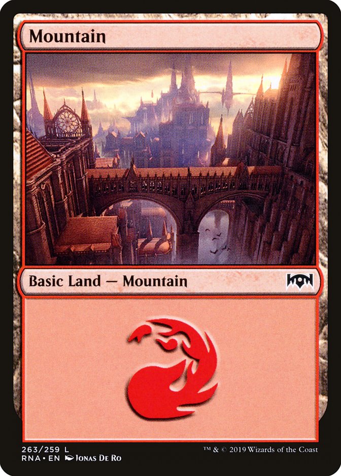 Mountain (263) [Ravnica Allegiance] | Card Merchant Takapuna