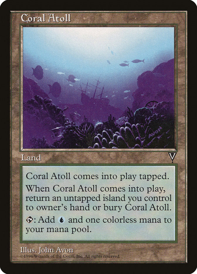 Coral Atoll [Visions] | Card Merchant Takapuna