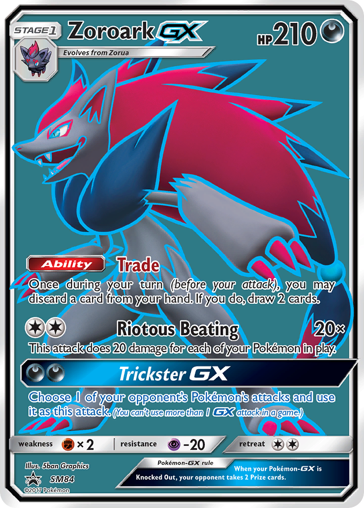 Zoroark GX (SM84) [Sun & Moon: Black Star Promos] | Card Merchant Takapuna