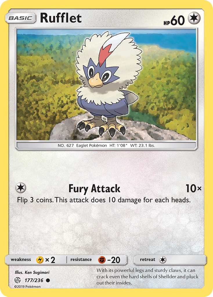 Rufflet (177/236) [Sun & Moon: Cosmic Eclipse] | Card Merchant Takapuna