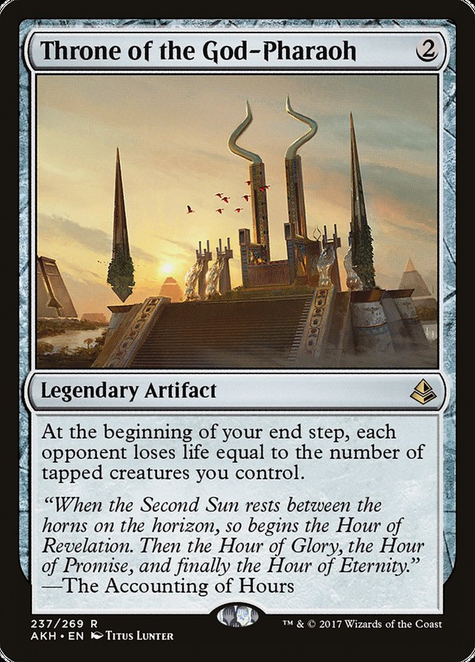 Throne of the God-Pharaoh [Amonkhet] | Card Merchant Takapuna