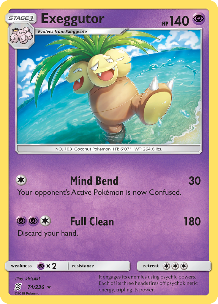 Exeggutor (74/236) [Sun & Moon: Unified Minds] | Card Merchant Takapuna