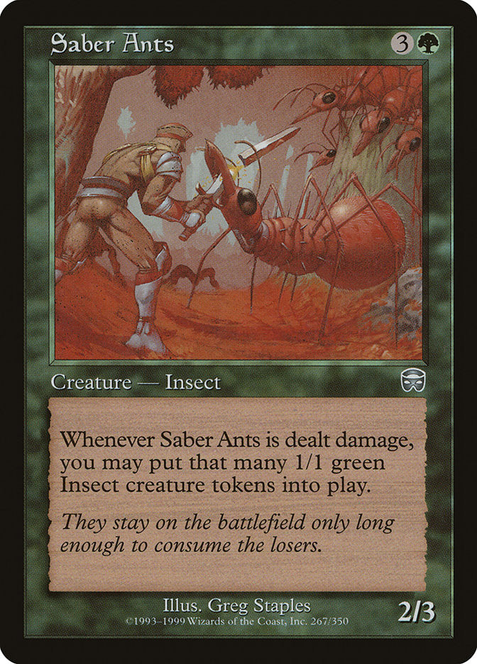 Saber Ants [Mercadian Masques] | Card Merchant Takapuna