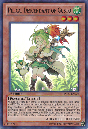 Pilica, Descendant of Gusto [PRIO-EN029] Super Rare | Card Merchant Takapuna