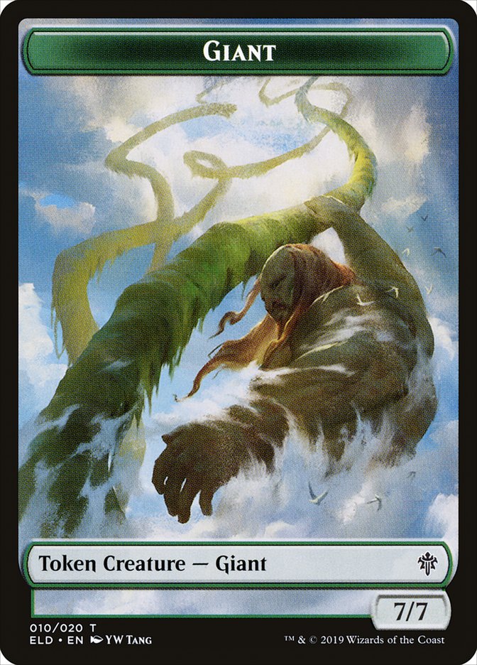 Giant Token [Throne of Eldraine Tokens] | Card Merchant Takapuna