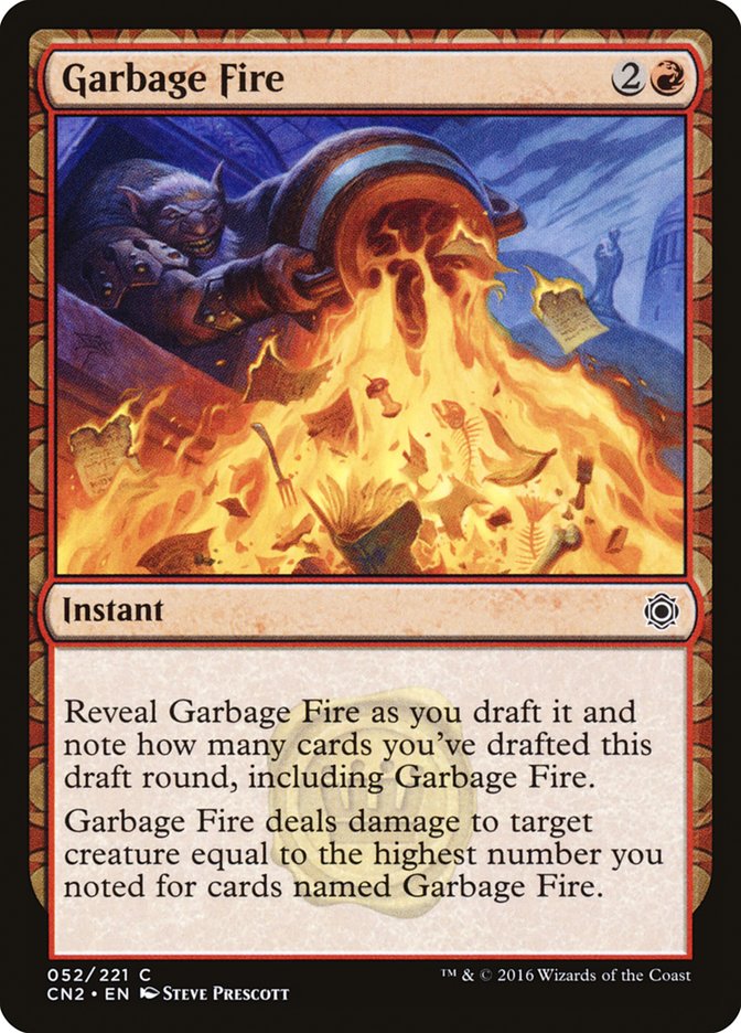 Garbage Fire [Conspiracy: Take the Crown] | Card Merchant Takapuna