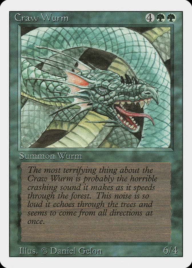 Craw Wurm [Revised Edition] | Card Merchant Takapuna