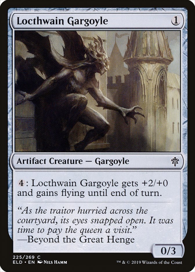 Locthwain Gargoyle [Throne of Eldraine] | Card Merchant Takapuna