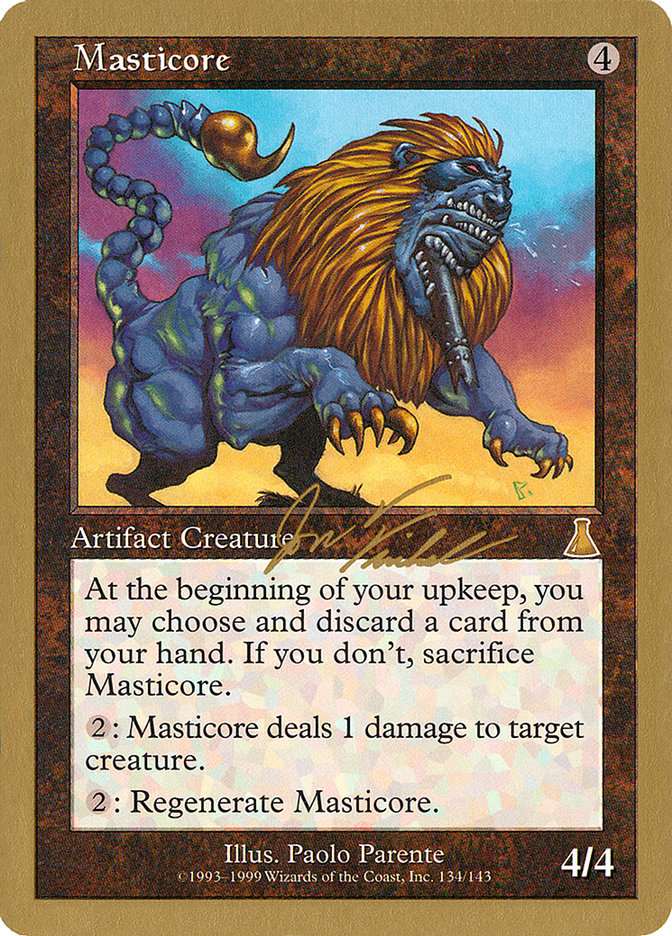 Masticore (Jon Finkel) [World Championship Decks 2000] | Card Merchant Takapuna