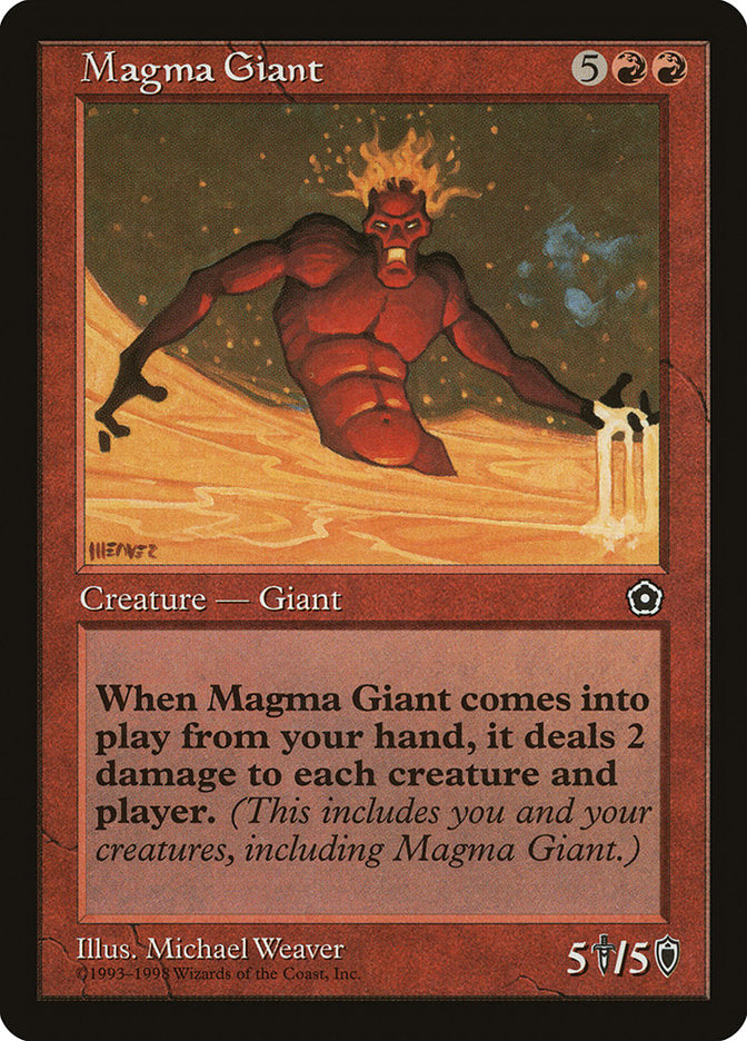 Magma Giant [Portal Second Age] | Card Merchant Takapuna