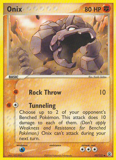 Onix (42/112) [EX: FireRed & LeafGreen] | Card Merchant Takapuna